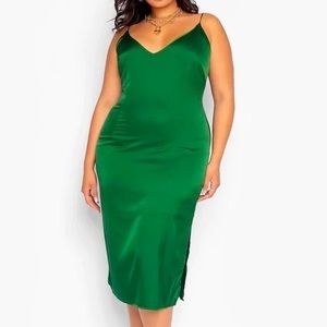 REBDOLLS | Love Jones Satin Slip Dress | PLUS SIZE